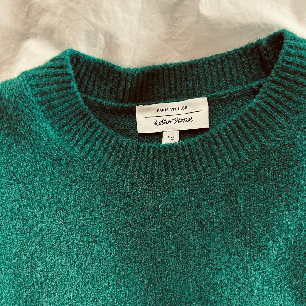 & Other Stories Cropped Knit Sweater - Picture 4 of 6